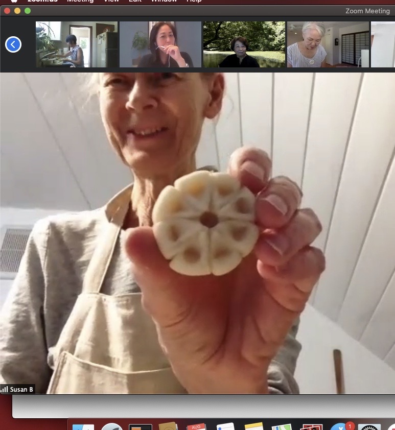 August 29, 2020 Wagashi Making “Nerikiri 201” Urasenke Tankokai